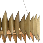 Люстра круглая с фактурным абажуром Graduated Heights варинант исполнения - 1 | Loft Concept в Самаре