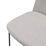 Стул мягкий светло-серый Chair Gray Runners варинант исполнения - 6 | Loft Concept в Самаре