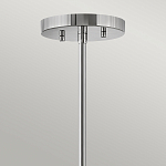 Потолочный светильник с двухслойным белым текстильным абажуром Hinkley варинант исполнения - 13 | Loft Concept в Самаре