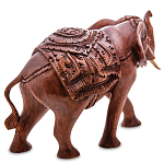 Статуэтка из дерева суар в виде слона Two Tusks варинант исполнения - 2 | Loft Concept в Самаре