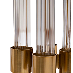 Торшер металлический со стеклянным основанием Intersection варинант исполнения - 2 | Loft Concept в Самаре