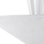 Люстра светодиодная белая геометрической формы с рифленым плафоном White Geometric Lamps варинант исполнения - 3 | Loft Concept в Самаре