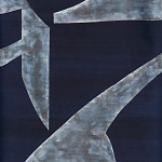 Обои ручная роспись в стиле Арт-деко Symphony Colourway SC-104 on Kyanite silk dupion варинант исполнения - 1 | Loft Concept в Самаре