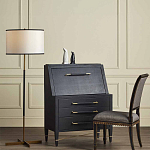 Торшер с тканевым абажуром в форме цилиндра Pinwheel Shape Base варинант исполнения - 5 | Loft Concept в Самаре