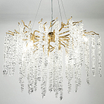 Люстра с декором в виде ветвей с хрустальными подвесками Fairytree Gold Crystal Chandelier 8 варинант исполнения - 5 | Loft Concept в Самаре