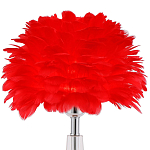 Настольная лампа с перьями Plumage Red Table Lamp варинант исполнения - 2 | Loft Concept в Самаре