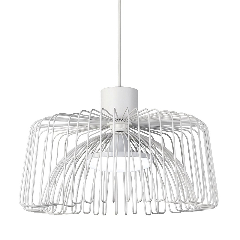 Подвесной светильник Cage Wire Color Pendant White Белый Подвесной светильник Cage Wire Color Pendant White Белый в Самаре | Loft Concept