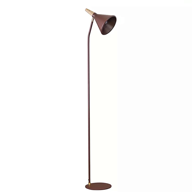 Торшер с конусообразным плафоном Plum Floor Lamp Сливовый Бежевый в Самаре | Loft Concept 