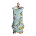 Ваза с птичкой из фарфора с бронзовыми элементами Garden of Eden варинант исполнения - 4 | Loft Concept в Самаре