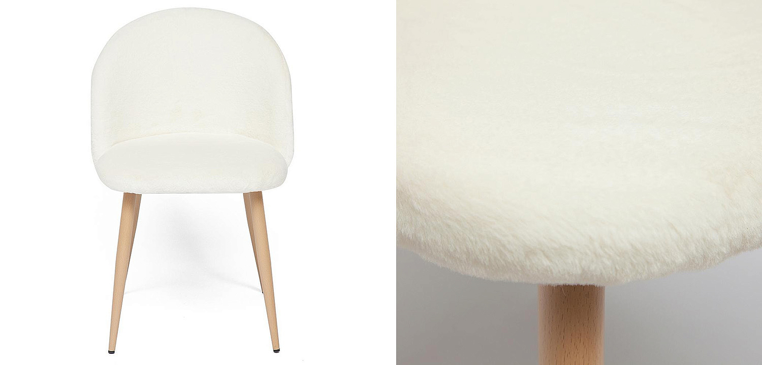 Стул Lea white plush - Loft-Concept в Самаре