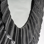 Зеркало в фактурной черной раме в современном стиле Black Maelstrom варинант исполнения - 3 | Loft Concept в Самаре