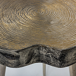 Металлический столик со столешницей в виде слеба Slabby варинант исполнения - 4 | Loft Concept в Самаре