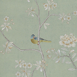 Обои ручная роспись Badminton Mercury Grey варинант исполнения - 3 | Loft Concept в Самаре