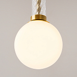 Подвесной светильник со стеклянными вставками Helios варинант исполнения - 5 | Loft Concept в Самаре