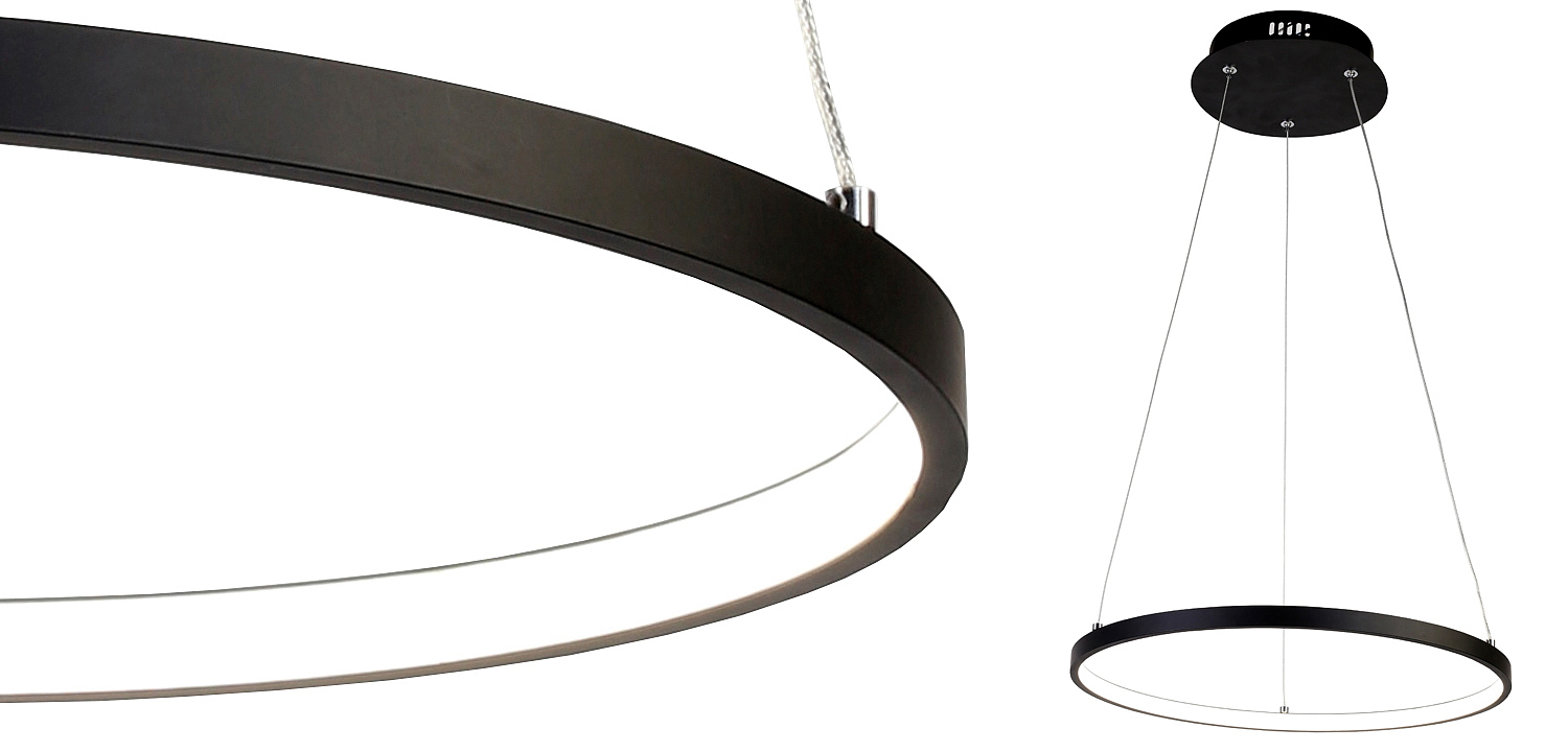 Люстра Ring Horizontal black - Loft-Concept в Самаре