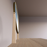 Туалетный Стол с зеркалом Primo Светлый дуб варинант исполнения - 6 | Loft Concept в Самаре