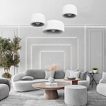 Подвесной светильник с цилиндрическим фактурным абажуром Sergey Makhno варинант исполнения - 13 | Loft Concept в Самаре