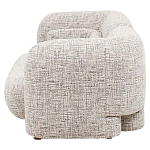 Дизайнерский двухместный диван с мягкими спинкой и подлокотниками бежевый Madelaine Sofa Beige варинант исполнения - 4 | Loft Concept в Самаре