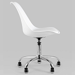 Офисный стул на металлическом основании EGGERY White пластик варинант исполнения - 3 | Loft Concept в Самаре