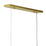 Люстра прямоугольная с белыми цилиндрическими абажурами White Ribbon варинант исполнения - 3 | Loft Concept в Самаре