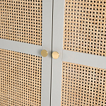 Шкаф с двумя дверцами из плетеного ротанга Tomio Wicker Furniture варинант исполнения - 7 | Loft Concept в Самаре