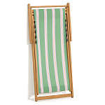 Шезлонг из акации и ткани Argentina варинант исполнения - 8 | Loft Concept в Самаре