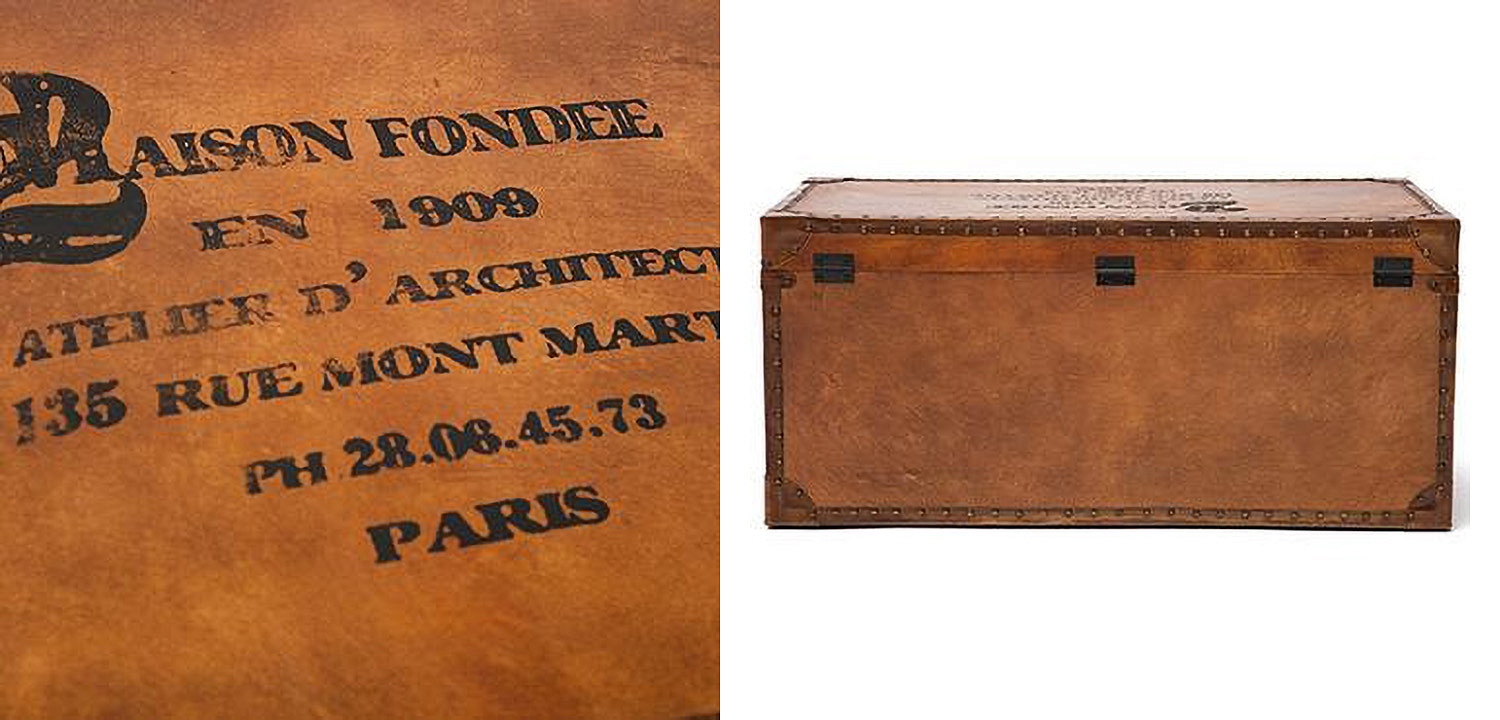 Стол-сундук Vintage buffalo leather chest-table - Loft-Concept в Самаре