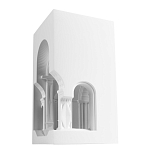 Встраиваемый в стену гипсовый светильник под покраску с арками и рельефными колоннами Antiquity Athena варинант исполнения - 4 | Loft Concept в Самаре