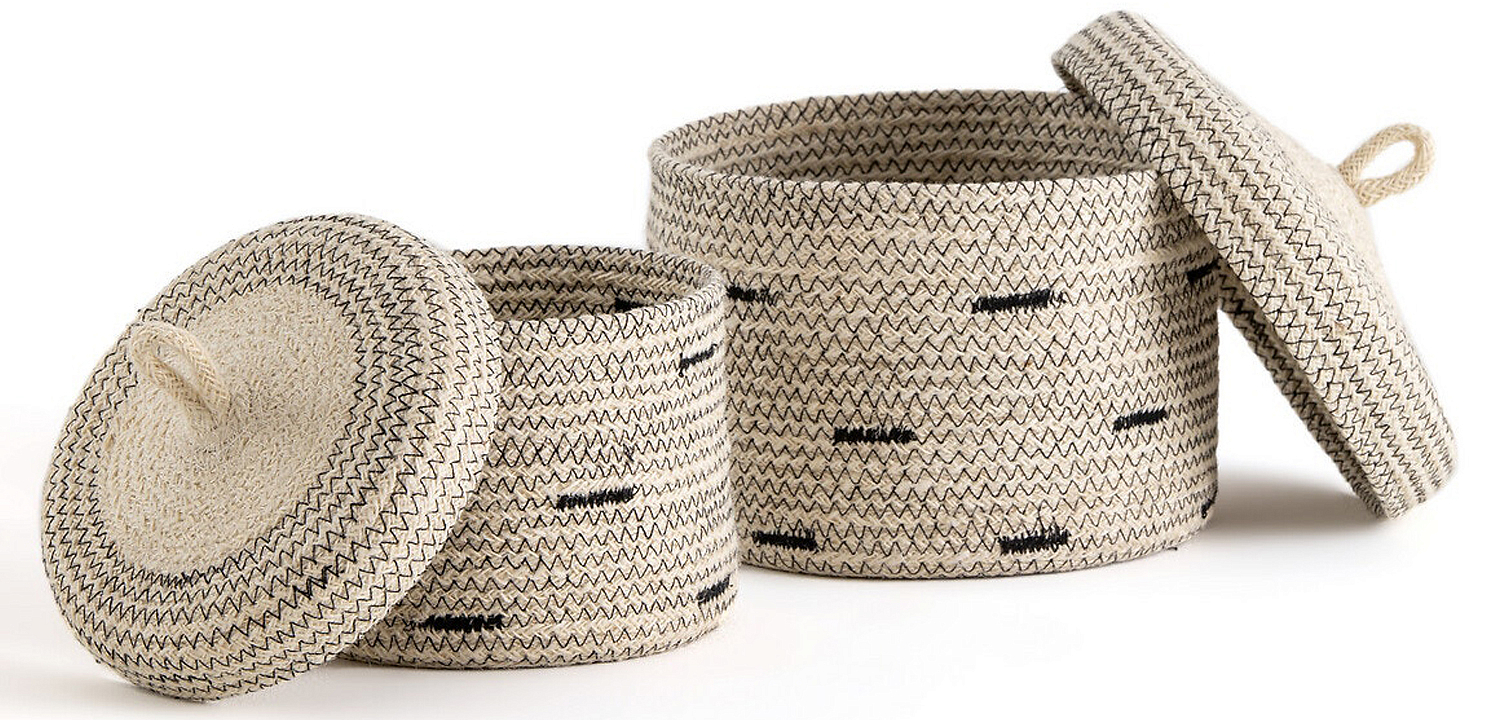 Комплект корзин из джута Wicker Baskets Комплект корзин из джута Wicker Baskets - Loft-Concept в Самаре