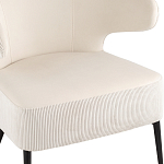 Современное мягкое кресло на металлических ножках Rakush Milk варинант исполнения - 6 | Loft Concept в Самаре