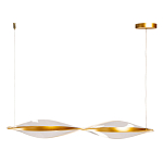 Люстра линейная с изогнутым плафоном Wave Line варинант исполнения - 2 | Loft Concept в Самаре