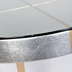 Столик журнальный серебристый с круглой столешницей Showing Refinement варинант исполнения - 1 | Loft Concept в Самаре