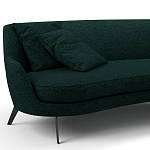 Мебельная ткань Шенилл темно-зеленый цвет 138 см T4-36 варинант исполнения - 5 | Loft Concept в Самаре