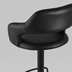 Барный стул черного цвета Strohach варинант исполнения - 6 | Loft Concept в Самаре