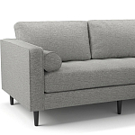 Мебельная ткань Шенилл серый цвет 138 см T4-29 варинант исполнения - 5 | Loft Concept в Самаре