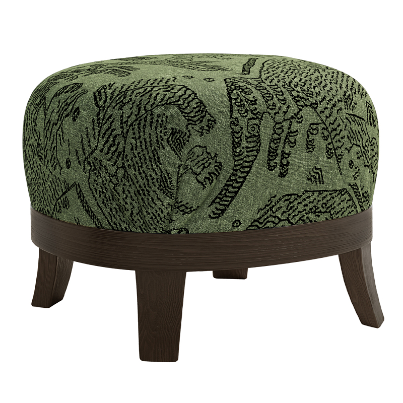 Пуф Turin Green Зеленый Коричневый в Самаре | Loft Concept 