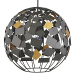 Люстра в форме сферы с декором из металлических квадратов Path to the Stars варинант исполнения - 2 | Loft Concept в Самаре