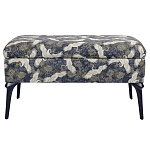 Банкетка с принтом из журавлей Crane варинант исполнения - 1 | Loft Concept в Самаре