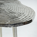 Металлический кофейный столик Puddle Silver варинант исполнения - 2 | Loft Concept в Самаре