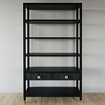 Стеллаж с двумя ящиками Elsa Dreams Black варинант исполнения - 4 | Loft Concept в Самаре