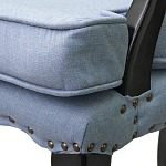 Кресло Aubrey Classical Armchair blue flax варинант исполнения - 4 | Loft Concept в Самаре