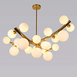 Люстра подвесная фигурная с белыми лампами в форме шара Felicitat варинант исполнения - 4 | Loft Concept в Самаре