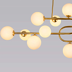 Люстра подвесная с белыми лампами в форме шара Flute варинант исполнения - 3 | Loft Concept в Самаре