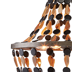 Люстра каплевидной формы с подвесками в виде декоративных бусин Flat Beads варинант исполнения - 1 | Loft Concept в Самаре