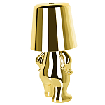 Настольная лампа фигурная золотого цвета с гладким абажуром Высота 19 см Sophia варинант исполнения - 6 | Loft Concept в Самаре