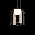 Подвесной светильник с цилиндрическим прозрачным стеклянным плафоном Grada Light варинант исполнения - 5 | Loft Concept в Самаре