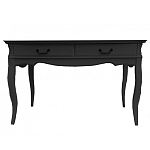 Консоль черного цвета из массива бука в стиле прованс Black Provence варинант исполнения - 2 | Loft Concept в Самаре