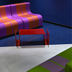 Дизайнерский кофейный стол Poltronova T01 Red Coffee Table варинант исполнения - 3 | Loft Concept в Самаре