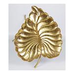 Столик приставной с столешницей Тропический лист Tropical Forest gold варинант исполнения - 4 | Loft Concept в Самаре