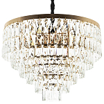 Люстра с прямоугольными хрустальными подвесками Lunet Crystal Rectangulars Chandelier 12 варинант исполнения - 1 | Loft Concept в Самаре